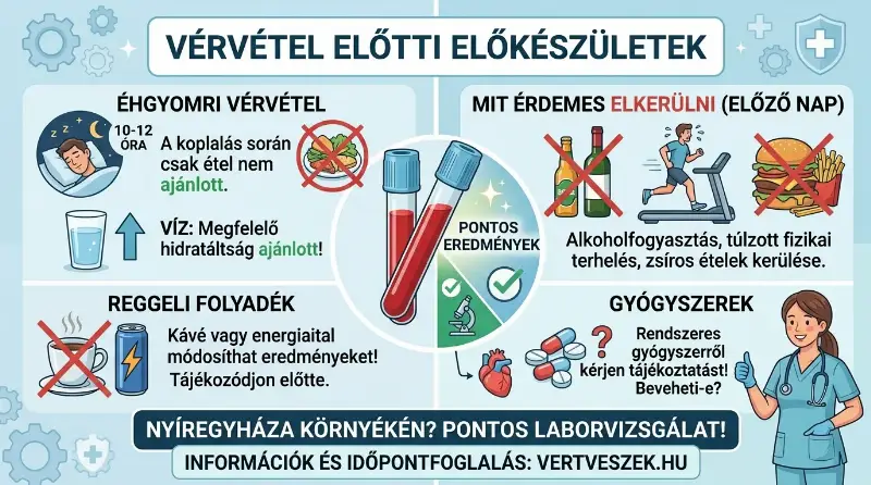 Vérvétel előtt: mit szabad enni és inni?
