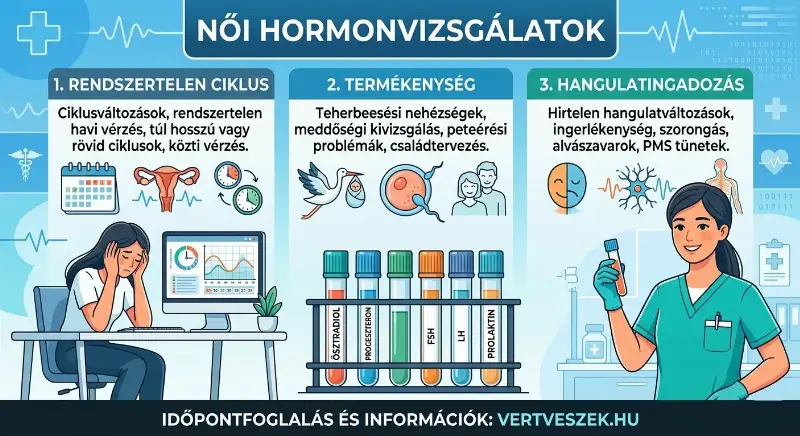 Női hormonvizsgálat: mikor és miért lehet rá szükség?